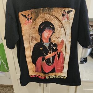 Vintage Paul McCartney New World Tour Biker Like An Icon T Shirt 1993
